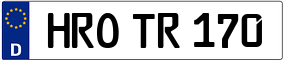 Truck License Plate